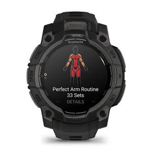 ساعت هوشمند 45 میلی‌متری گارمین مدل Instinct 3 Amoled با بند سیلیکونی
