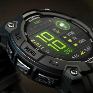 ساعت هوشمند 45 میلی‌متری گارمین مدل Instinct 3 Amoled با بند سیلیکونی
