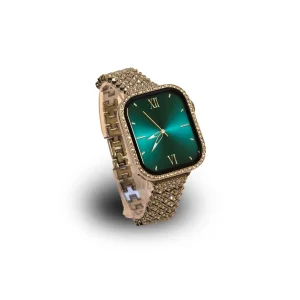 ساعت هوشمند مدل ZW10 41mm صفحه نمایش لمسی رنگی با بند استیل نگین دار