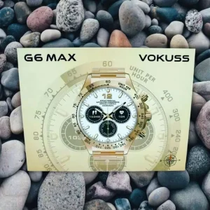 ساعت هوشمند 49 میلی‌متری ووکاس مدل G6 MAX با بند استیل