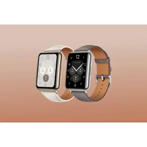 ساعت هوشمند هوآوی مدل WATCH FIT 2 Classic Edition بند چرمی
