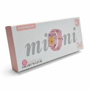 ساعت هوشمند 41 میلی متری ککیو ویر مدل ULTRA 3 mini با بند سیلیکونی