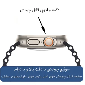 ساعت هوشمند مدل HR7 ULTRA3 به همراه هدفون بلوتوثی