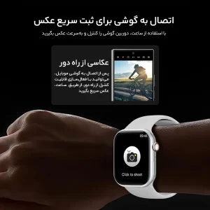 ساعت هوشمند 46 میلی متری مدل WX70 با بند فلزی