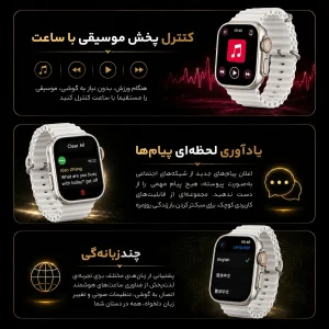 ساعت هوشمند 49 میلی متری لویاکس مدل LE 20 MAX با بند سیلیکونی