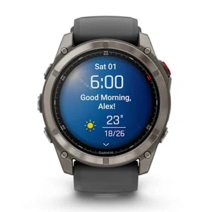 ساعت هوشمند 51 میلی‌متری گارمین مدل Fenix 8 Pro با بند سیلیکونی