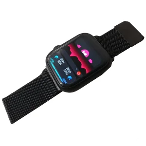ساعت هوشمند مدل ws 68 mini با قابلیت صفحه نمایش رنگی و لمسی، کنترل موسیقی، کنترل سطح اکسیژن خون، مکالمه با بلوتوث، پشتیبانی از زبان فارسی و امکان تغییر تم ساعت و بند فلزی