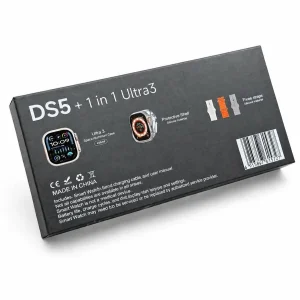 ساعت هوشمند 49 میلی متری مدل DS5 با بند سیلیکونی