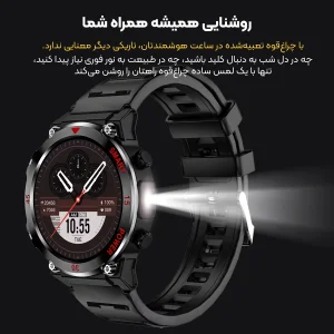 ساعت هوشمند 48 میلی متری مدل JB800 ULTRA با بند سیلیکونی