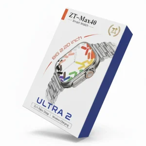 ساعت هوشمند ۴۹ میلی متری زد تی فیت مدل ZT-Max40 با بند فلزی و سیلیکونی