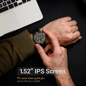 ساعت هوشمند 48 میلی متری مدل V900i PRO با بند سیلیکونی