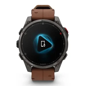 ساعت هوشمند 47 میلی‌متری گارمین مدل Fenix 8 Pro با بند چرمی به همراه بند سیلیکونی
