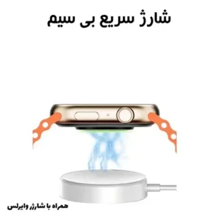 ساعت هوشمند 49 میلی متری ام کا مدل K300 با بند سیلیکونی به همراه هدفون بلوتوثی