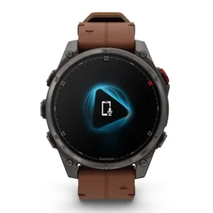 ساعت هوشمند 51 میلی‌متری گارمین مدل Fenix 8 Pro با بند چرمی به همراه بند سیلیکونی
