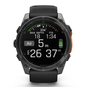 ساعت هوشمند 47 میلی‌متری گارمین مدل Fenix 8 Amoled با بند سیلیکونی