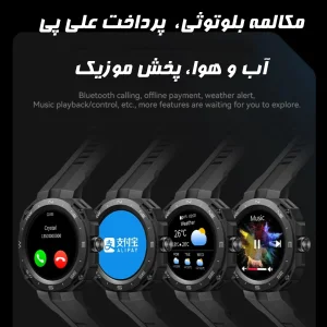 ساعت هوشمند مدل HW3 Cyber-Flicker Case