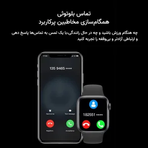 ساعت هوشمند 45 میلی متری مدل KW90 MAX با بند سیلیکونی