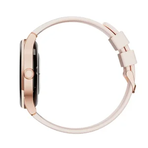 ساعت هوشمند کیو سی وای مدل MSU WATCH ELITE PUNCHING  دارای قابلیت های صفحه نمایش رنگی، صفحه نمایش لمسی، کنترل موسیقی (Music Player)، قابلیت مکالمه از طریق بلوتوث بند سیلیکون
