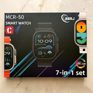 ساعت هوشمند 49 میلیمتری ام سی آر مدل 7in1 set با 7 بند سیلیکونی