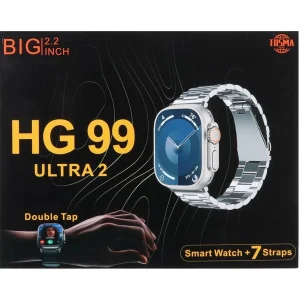 ساعت هوشمند 49 میلیمتری توسما مدل HG99 ULTRA2 با بند استیل