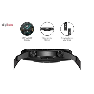 ساعت هوشمند هوآوی مدل WATCH GT 2 LTN-B19 46 mm بند لاستیکی
