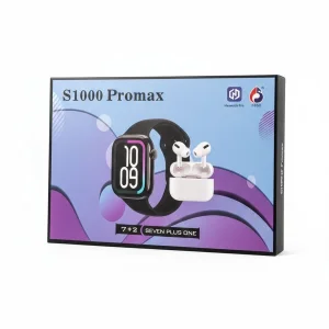 ساعت هوشمند ۴۶ میلی متری های واچ مدل 7+2 SEVEN PLUS ONE با ۷ بند متنوع به همراه هدفون بلوتوثی