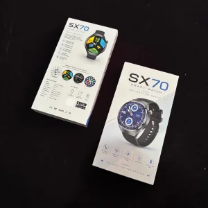 ساعت هوشمند 1.45 اینچی مدل SX70 با بند سیلیکونی