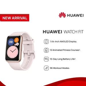 ساعت هوشمند هوآوی مدل WATCH FIT بند پلاستیکی