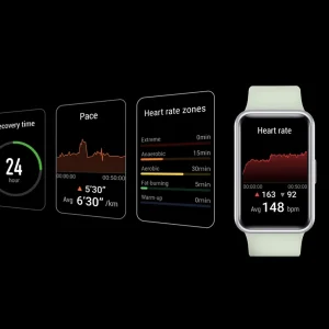 ساعت هوشمند هوآوی مدل WATCH FIT بند پلاستیکی