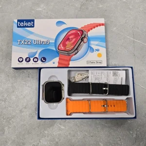 ساعت هوشمند سایز49 میلیمتری مدل TX22 ULTRA3 با بند سیلیکونی