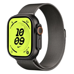 ساعت هوشمند 49 میلی متری مدل QX75 MAX با بند فلزی