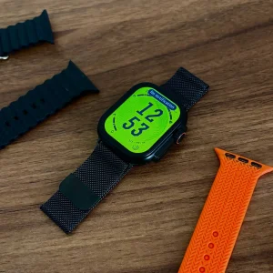 ساعت هوشمند 49 میلی متری مدل QX75 MAX با بند فلزی
