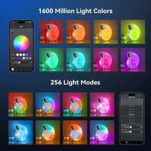 اسپیکر بلوتوثی شارژی قابل حمل مدل حلزونی RGB