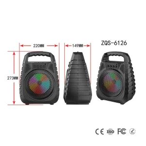 اسپیکر بلوتوثی قابل حمل مدل ZQS6129