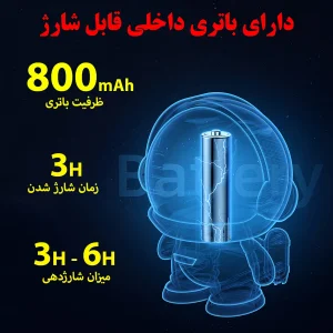 اسپیکر بلوتوثی قابل حمل مدل K-29 طرح فضانورد