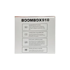 اسپیکر بلوتوثی قابل حمل مدل boombox X910