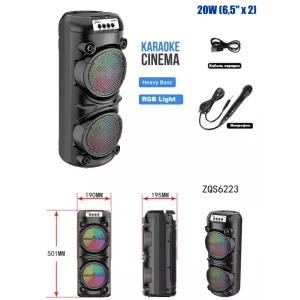 اسپیکر بلوتوثی قابل حمل مدل ZQS-6223