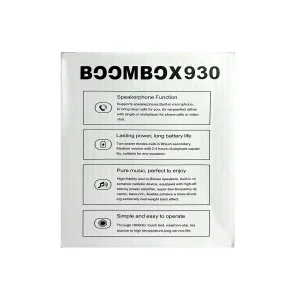 اسپیکر بلوتوثی قابل حمل مدل boombox x930