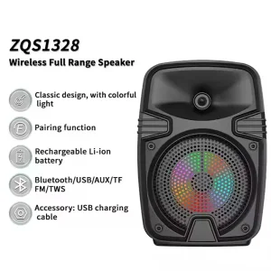 اسپیکر بلوتوثی قابل حمل مدل ZQS1328S