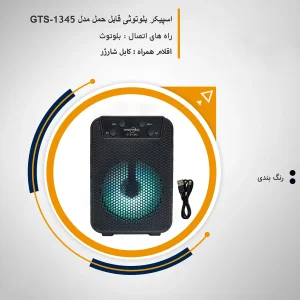 اسپیکر قابل حمل گریت نایس مدل GTS-1345