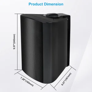 اسپیکر بلوتوثی قابل حمل مدل ‎HOS-501BTB بسته 2 عددی