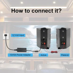 اسپیکر بلوتوثی قابل حمل مدل ‎HOS-501BTB بسته 2 عددی