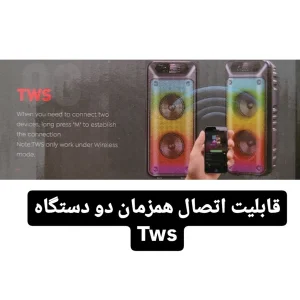 اسپیکر بلوتوثی قابل حمل مدل FLAME-LIGHT-P0RTABLE