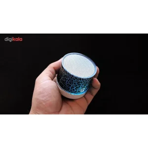 اسپیکر بلوتوثی قابل حمل طرح Stone چراغ دار