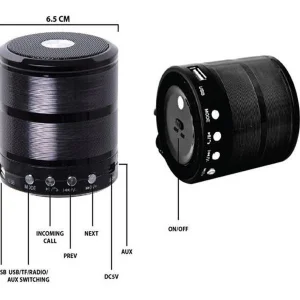 اسپیکر بلوتوثی مدل ws_887 MINI speaker