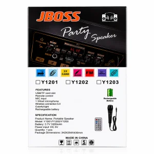 اسپیکر بلوتوثی قابل حمل مدل Y1202 jboss