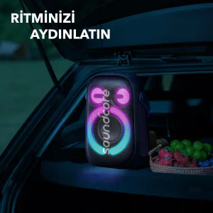 اسپیکر بلوتوثی قابل حمل انکر مدل Sound core Rave Neo 2 A33A1