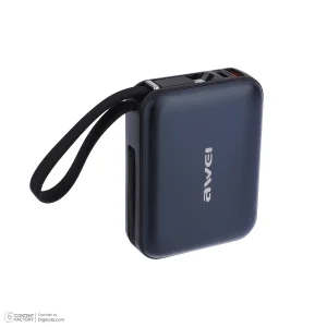 پاوربانک 45 وات اوی مدل C04 ظرفیت 10000 میلی‌آمپرساعت به همراه دو کابل USB-C و لایتنینگ