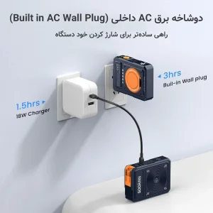پاوربانک 22.5 وات سوران مدل SO-PO-Q7 Pro ظرفیت 10000 میلی‌آمپرساعت