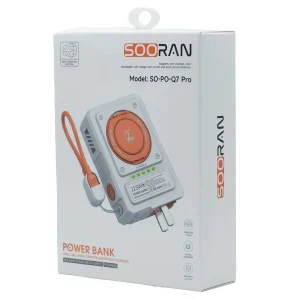 پاوربانک 22.5 وات سوران مدل SO-PO-Q7 Pro ظرفیت 10000 میلی‌آمپرساعت